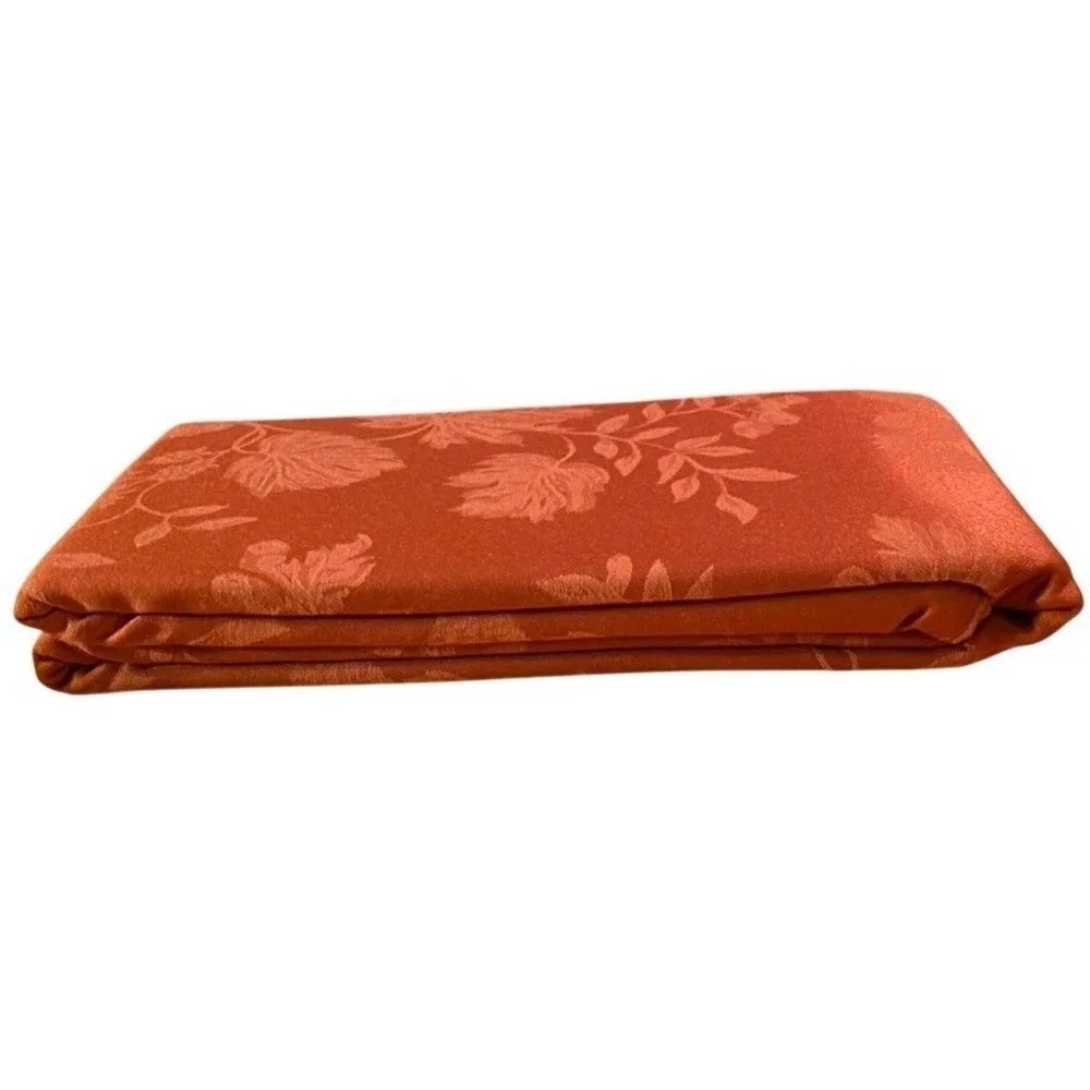 Town‎ & Country Autumn Medley Spice Tablecloth Fall Leaf Pattern Damask 60 X 104
